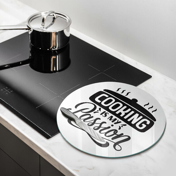 Kuchynská doska zo skla Cooking is my passion