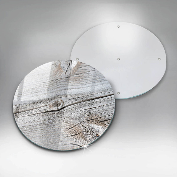 Kuchynská doska zo skla Svetlá štruktúra dreva