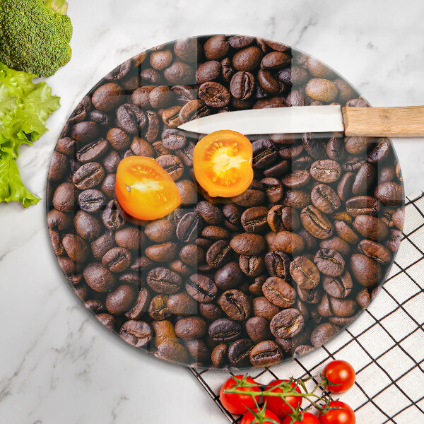 Kuchynská doska zo skla Kávové zrná