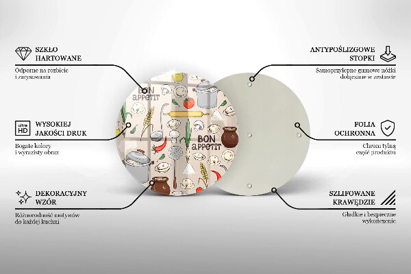 Kuchynská doska zo skla Kuchyňa ilustrácie