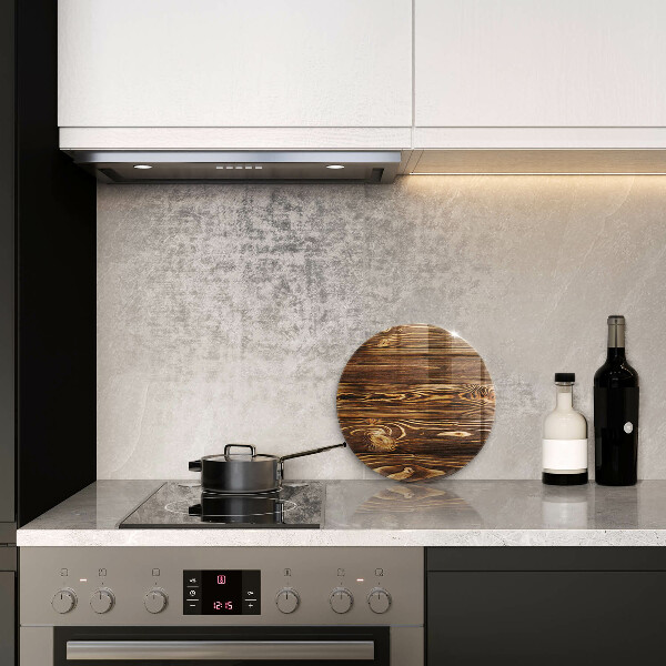 Kuchynská doska zo skla Textúra dreva