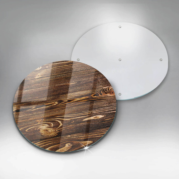 Kuchynská doska zo skla Textúra dreva