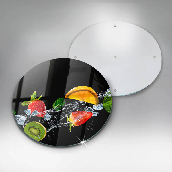 Kuchynská doska zo skla Ovocie vo vode