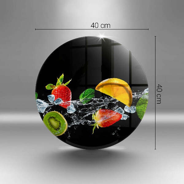 Kuchynská doska zo skla Ovocie vo vode