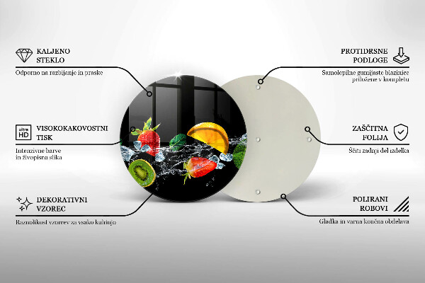 Kuchynská doska zo skla Ovocie vo vode