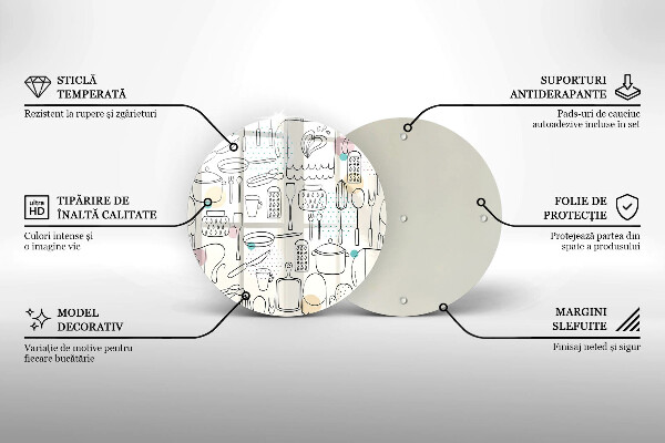 Kuchynská doska zo skla Kuchynské doplnky
