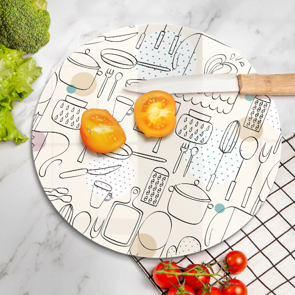 Kuchynská doska zo skla Kuchynské doplnky