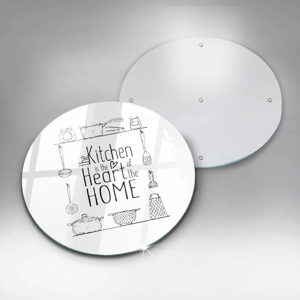 Kuchynská doska zo skla Nápis veta