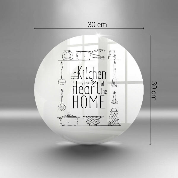 Kuchynská doska zo skla Nápis veta