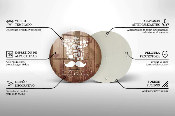 Kuchynská doska zo skla I like cooking