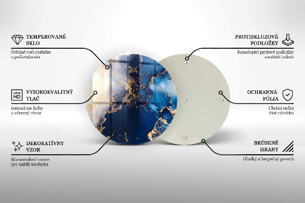 Kuchynská doska zo skla Elegantné pozadie a zlato