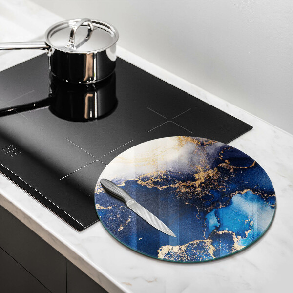 Kuchynská doska zo skla Elegantné pozadie a zlato