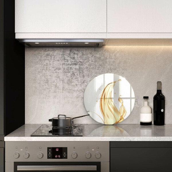 Kuchynská doska zo skla olivový olej