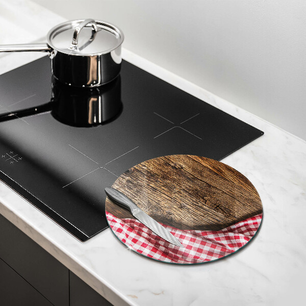 Kuchynská doska zo skla Drevený stôl