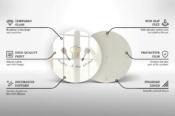 Kuchynská doska zo skla Master of the Kitchen