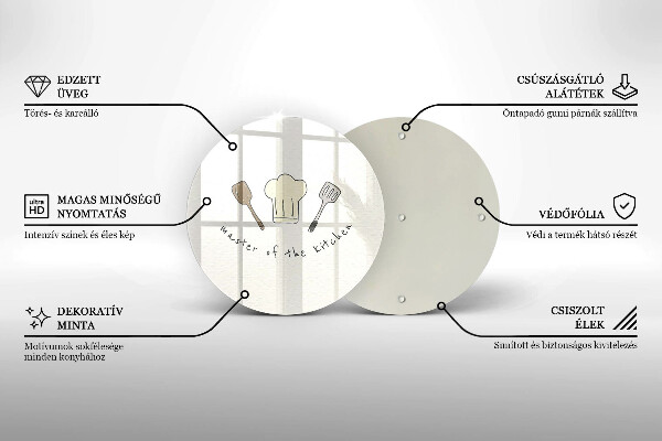 Kuchynská doska zo skla Master of the Kitchen