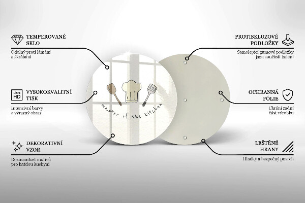 Kuchynská doska zo skla Master of the Kitchen