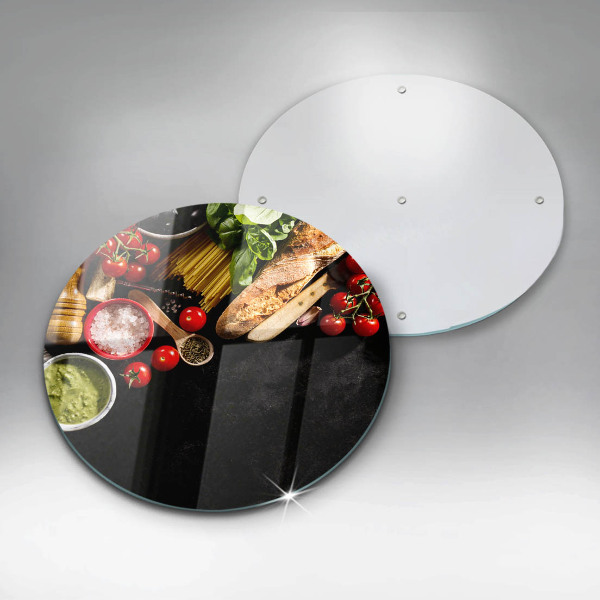 Kuchynská doska zo skla Talianske prísady a koreniny