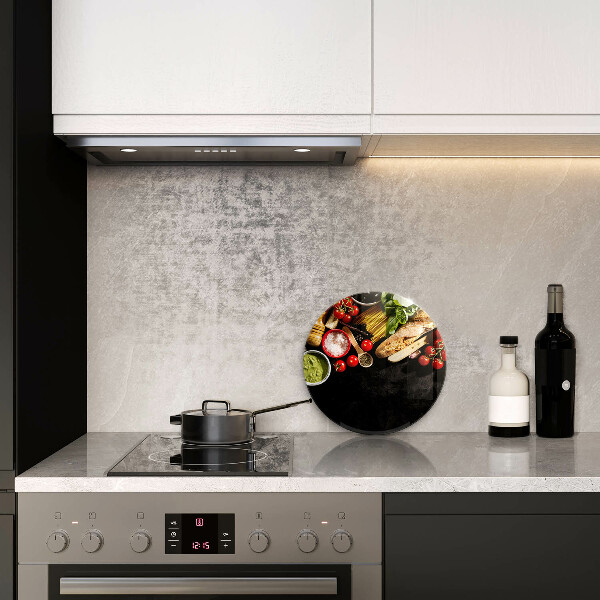 Kuchynská doska zo skla Talianske prísady a koreniny