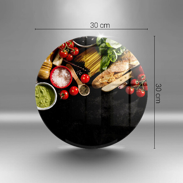 Kuchynská doska zo skla Talianske prísady a koreniny