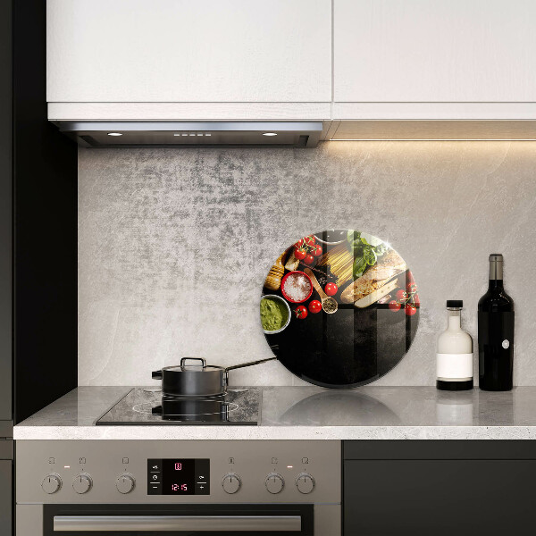 Kuchynská doska zo skla Talianske prísady a koreniny