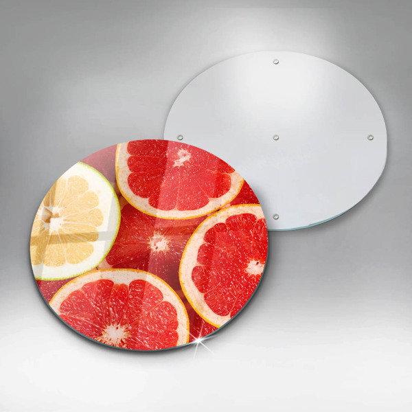 Kuchynská doska zo skla Plátky grapefruitu