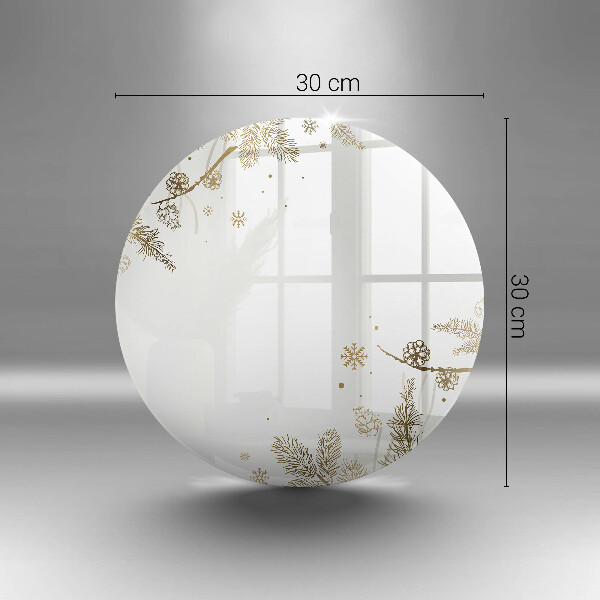 Kuchynská doska zo skla Zimné dekorácie