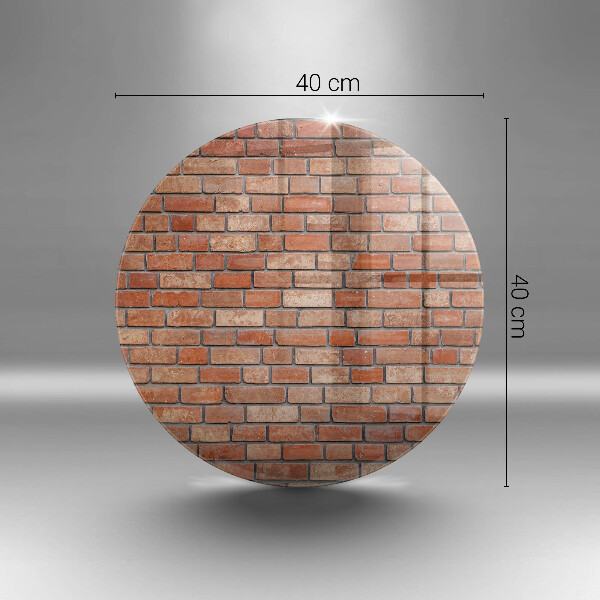 Kuchynská doska veľká zo skla Murovaná stena