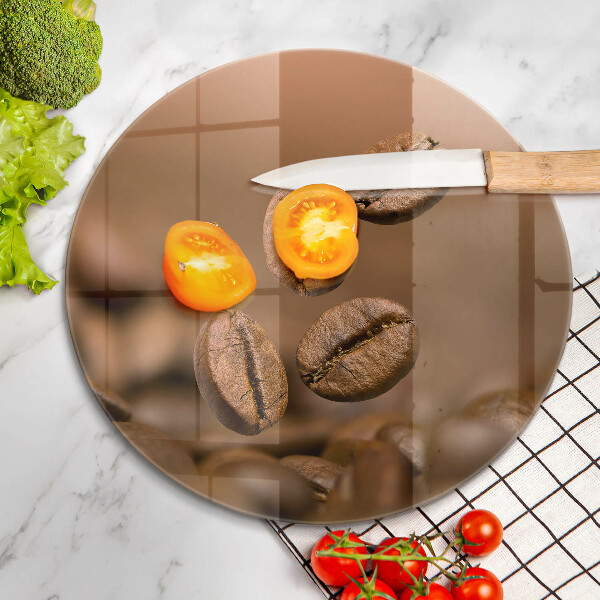 Kuchynská doska zo skla Kávové zrná