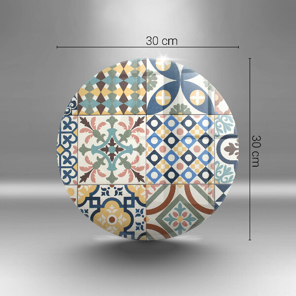 Kuchynská doska zo skla Dekoratívne dlaždice