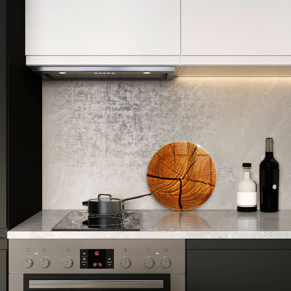 Kuchynská doska zo skla Drevená konštrukcia kmeňa