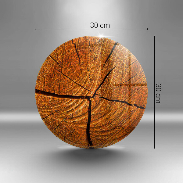 Kuchynská doska zo skla Drevená konštrukcia kmeňa