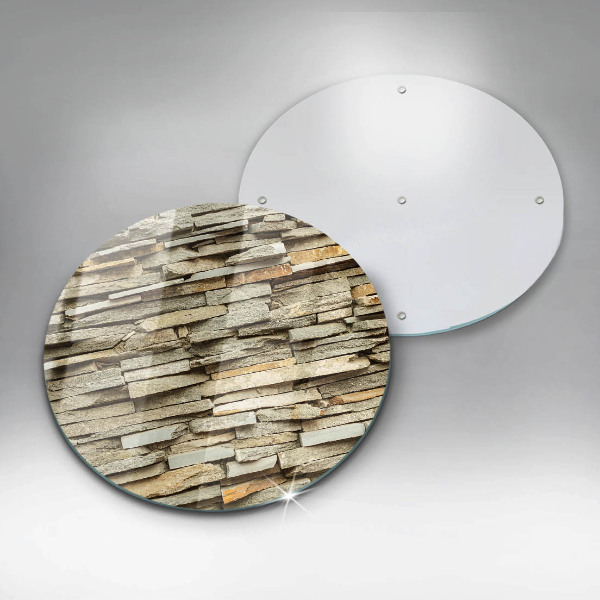 Kuchynská doska zo skla Dekoratívne kamene