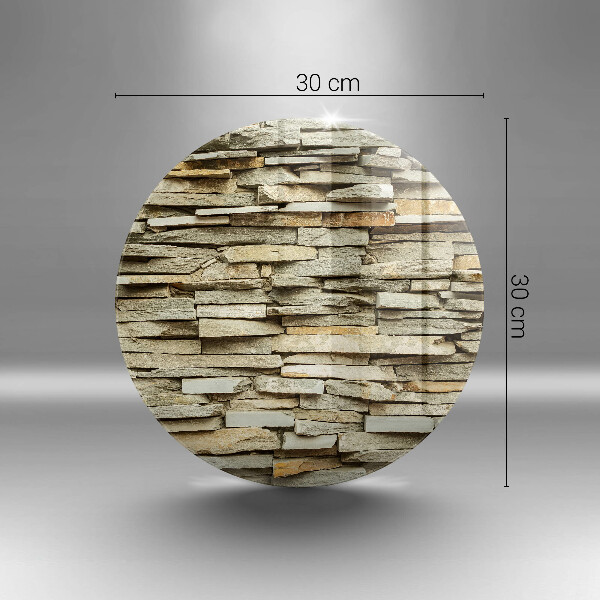 Kuchynská doska zo skla Dekoratívne kamene