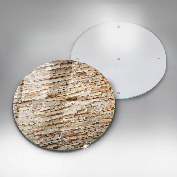 Kuchynská doska zo skla Textúra dekoratívnych kameňov