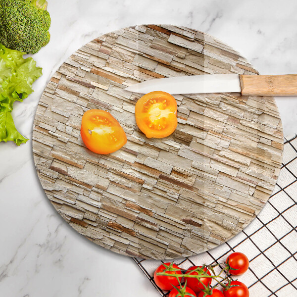 Kuchynská doska zo skla Textúra dekoratívnych kameňov