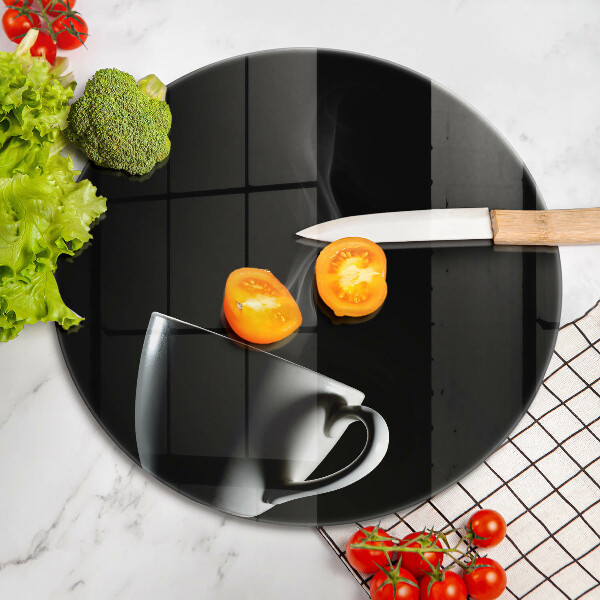 Kuchynská doska zo skla Šálka čaju