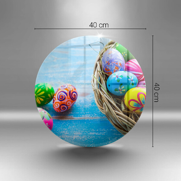 Kuchynská doska veľká zo skla Veľkonočné vajíčka Veľkonočné vajíčka