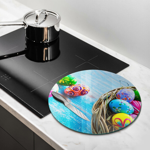 Kuchynská doska veľká zo skla Veľkonočné vajíčka Veľkonočné vajíčka