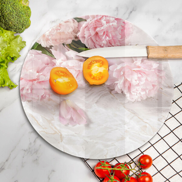 Kuchynská doska zo skla Jemné kvety ruží