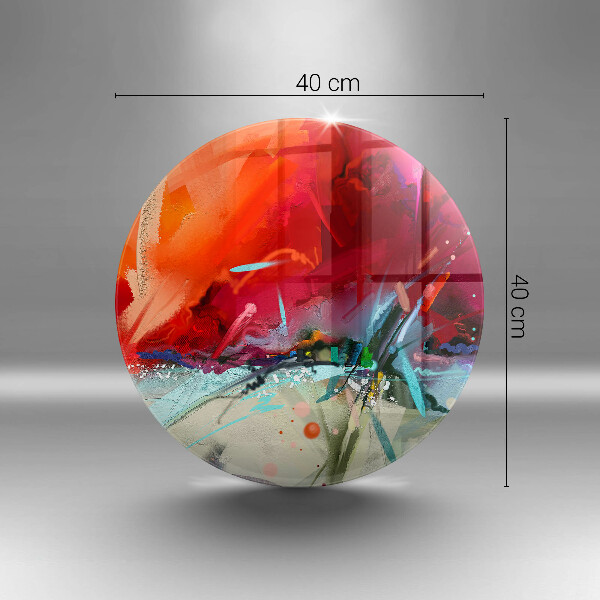 Kuchynská doska zo skla Maľovaná abstrakcia