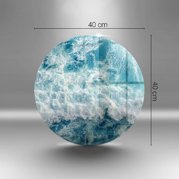 Kuchynská doska zo skla Vlny morskej vody