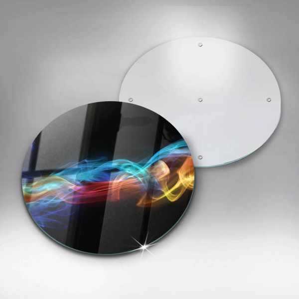 Kuchynská doska zo skla Farebný dym