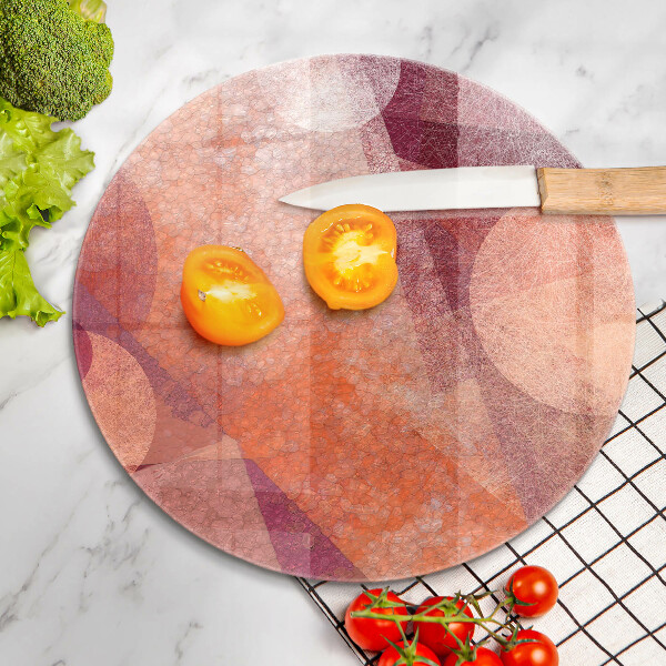 Kuchynská doska veľká zo skla Abstraktné umenie