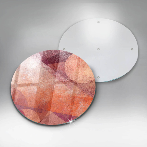 Kuchynská doska veľká zo skla Abstraktné umenie