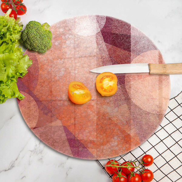 Kuchynská doska veľká zo skla Abstraktné umenie