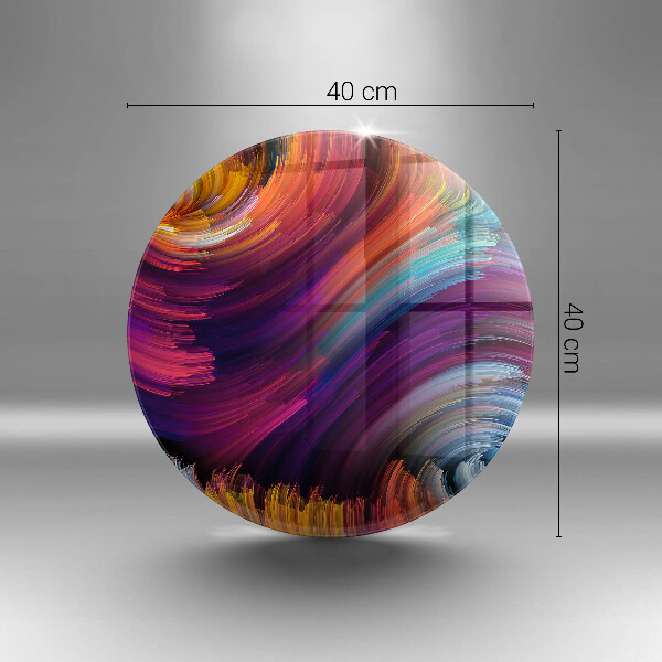 Kuchynská doska veľká zo skla Farebné odlesky