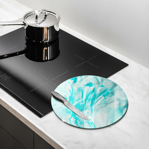 Kuchynská doska veľká zo skla Abstrakcia farby