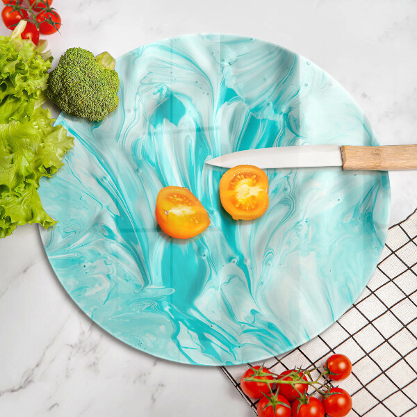 Kuchynská doska veľká zo skla Abstrakcia farby