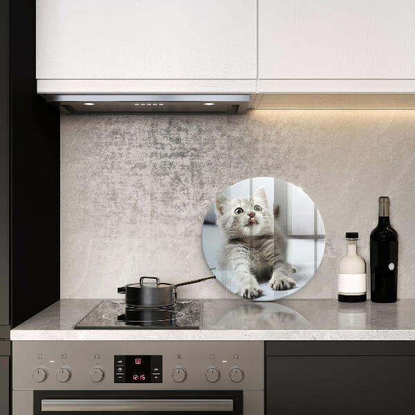 Kuchynská doska zo skla Malé roztomilé mačiatko